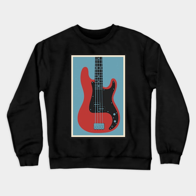 Precision Bass Crewneck Sweatshirt by mrspaceman